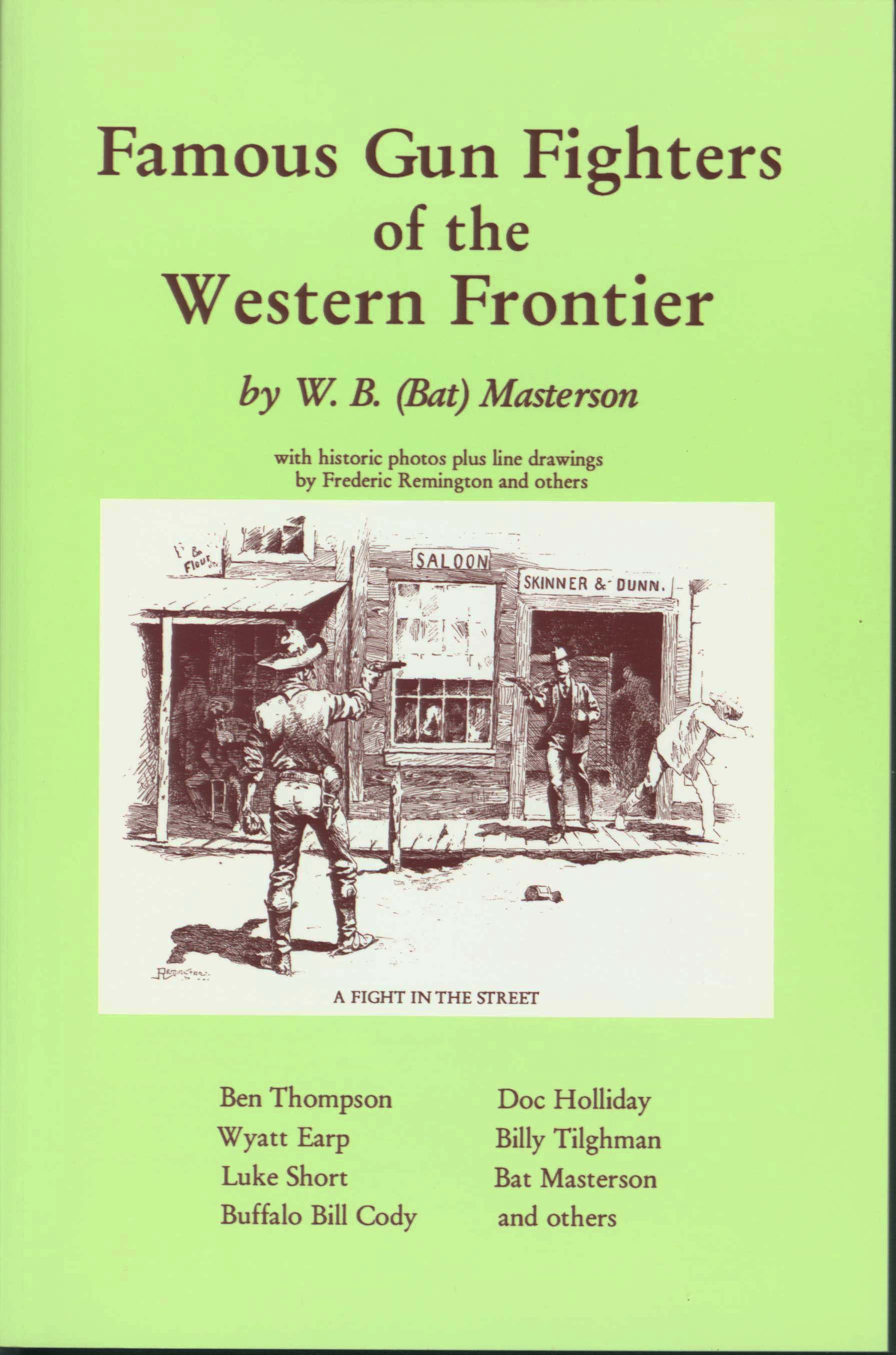 Famous Gunfighters of the Western Frontier. vist0087 frontcover